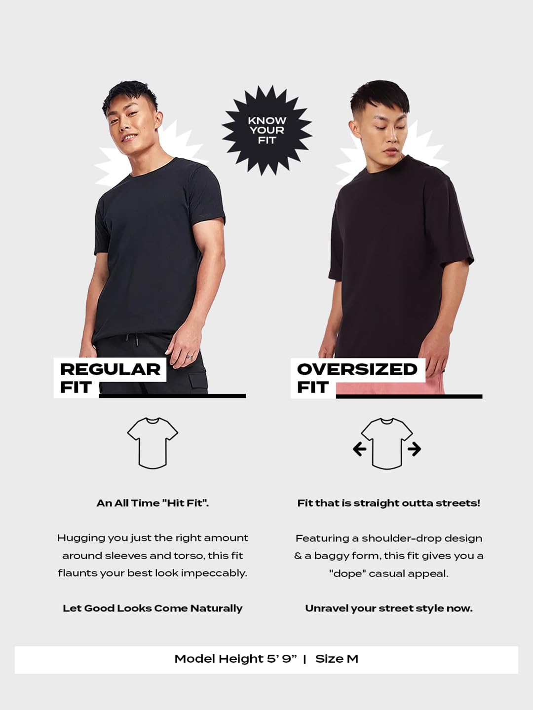 Men's Graphic Print Oversized Fit Half Sleeve Round Neck Cotton Jersey T-Shirt