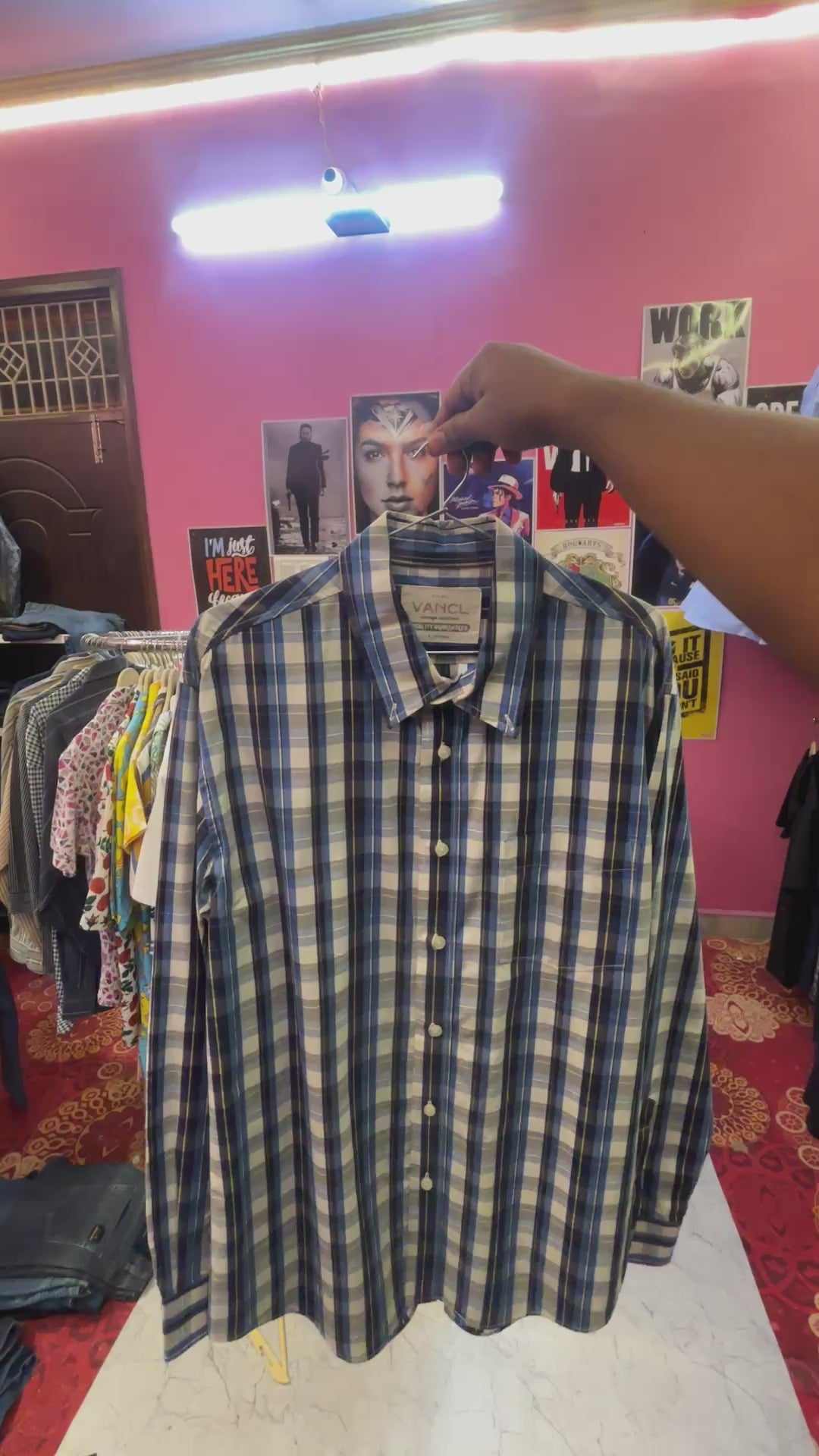 Blue Old Money Shirt